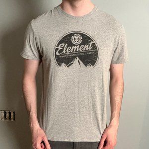 Large - Element Regular Fit Graphic Short Sleeve Tee, T shirt, Grey Heather